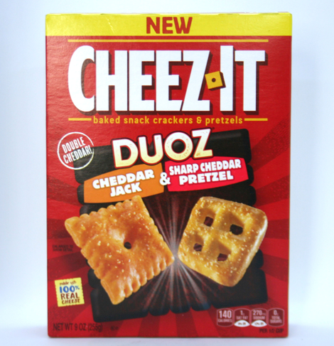 Illustration for article titled New Cheez-It Duoz bring caramel popcorn and pretzels to the dance